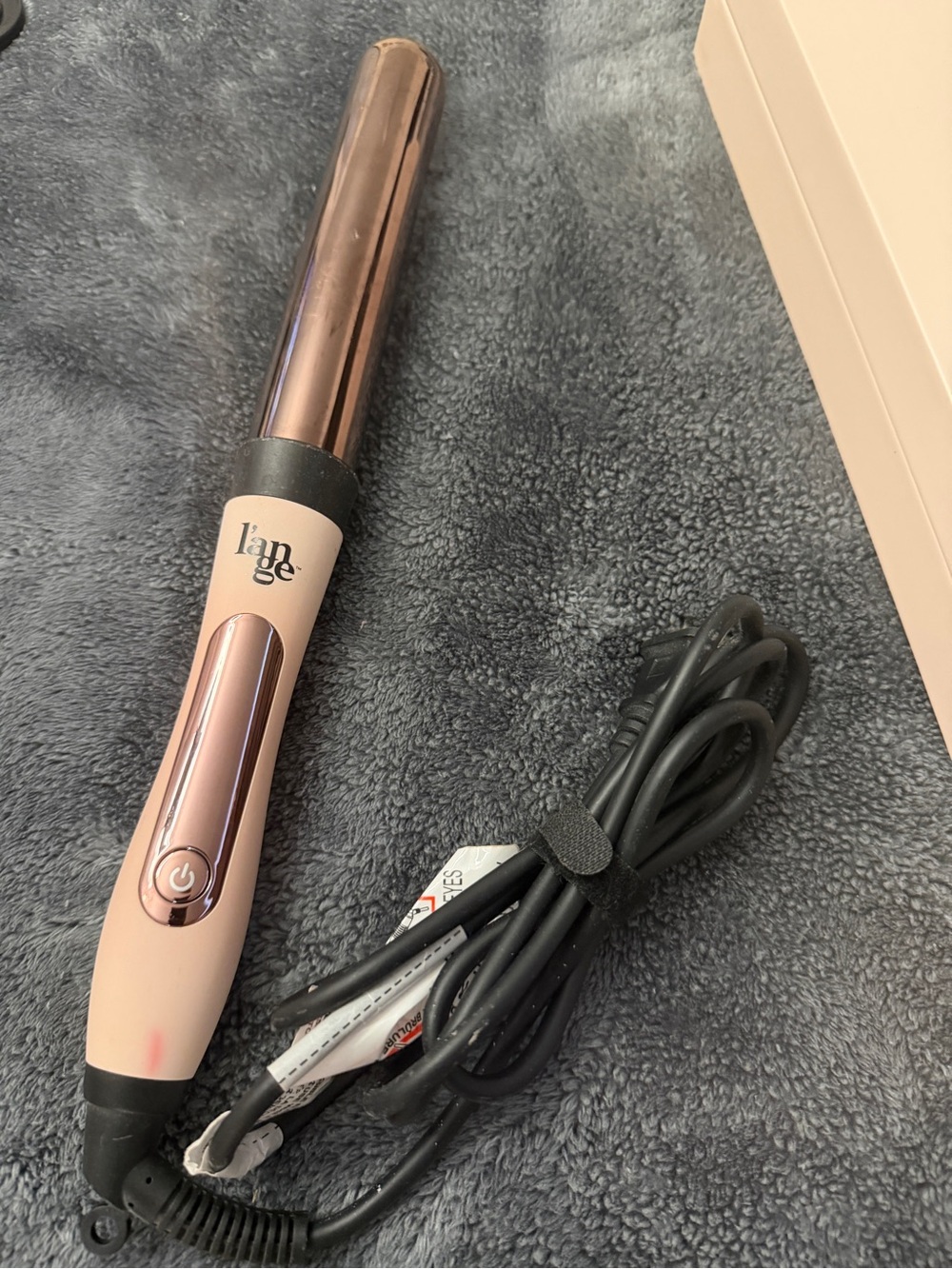 Lange Pink and Black 32mm Titanium Curling Wand